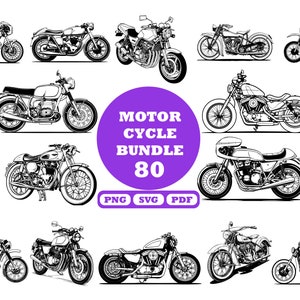 Classic Motorcycle Svg Bundle, Motor Bıke Svg Bundle, Motorcycle Clipart Bundle, Motorcycle Cricut, American Biker Svg, Motorcycle Cutfile