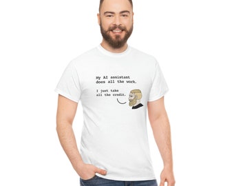 AI T-Shirt - AI Meme shirt unisex t-shirt artificial intelligence joke shirt