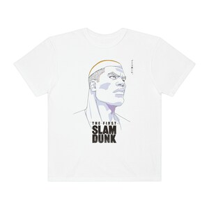 La primera camiseta de Slam Dunk-Camiseta Akagi (teñida en ropa), camiseta de Slam Dunk, camiseta de Anime