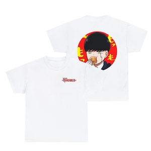 Mashle Eating Cream Puff T-Shirt (Japanese) - Mashle Logo Shirt - Mashle Magic and Muscles Anime Shirt - Mashle Anime Tshirt