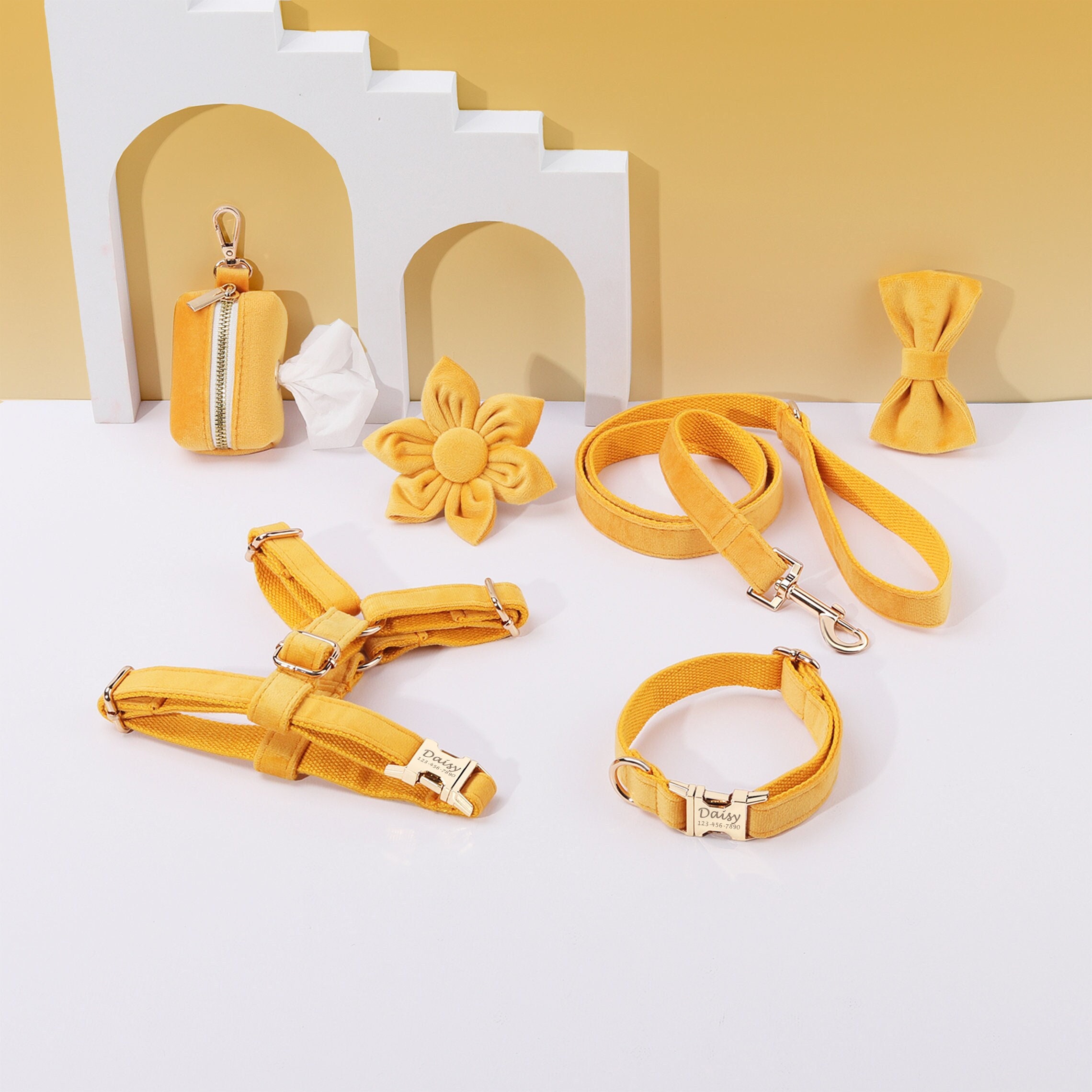 Yellow Dog Design Hundeleine – Flower Works Rot, 1,5 M, Robust & Waschbar