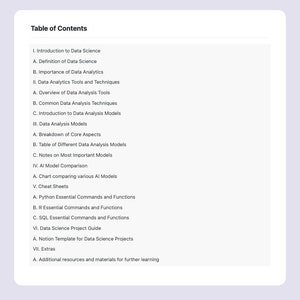 Data Science Guide