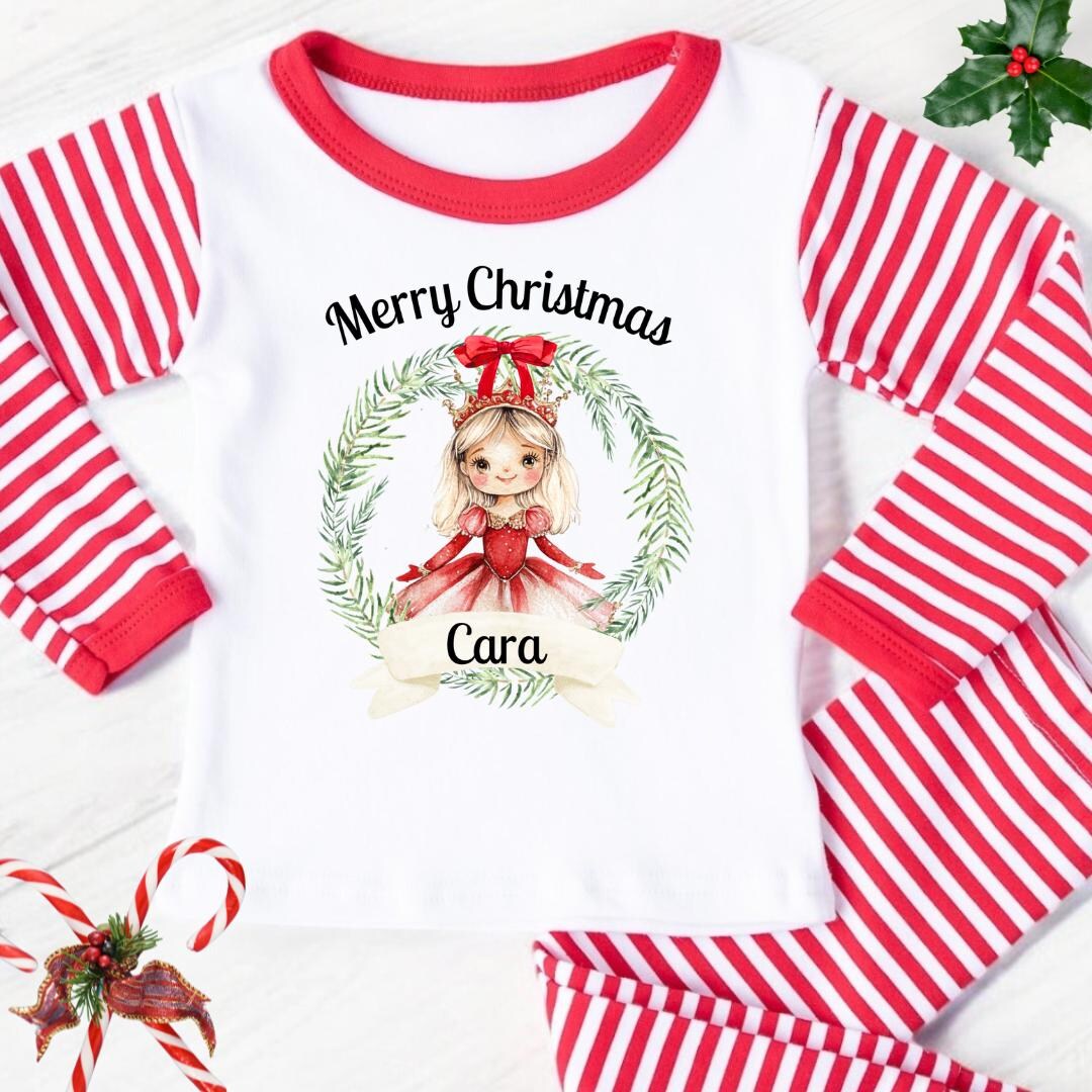 Very Elf Pyjamas Personalized Elf Christmas Pyjamas: Custom Name & Hair Color, Girls ...