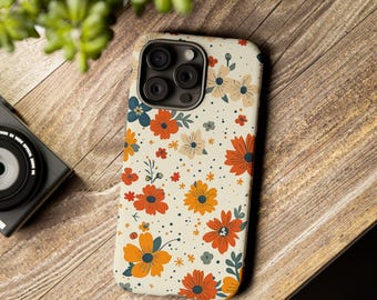 Boho Floral Surprise Cell Phone Case by Shield Shack Designs