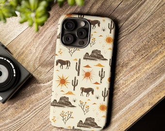 Cowboys and Cactus Cell Phone Case by Shield Shack Designs