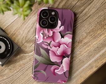 Mauve Lillies Cell Phone Case by Shield Shack Designs