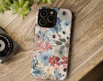 Pastel Floral Hues Cell Phone Case by Shield Shack Designs