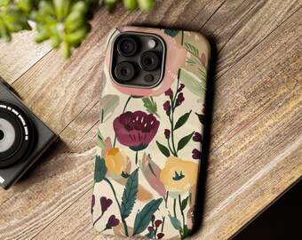 Peonies and Cream Cell Phone Case by Shield Shack Designs
