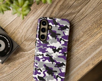 Purple Camo Phone Case by Shield Shack Designs