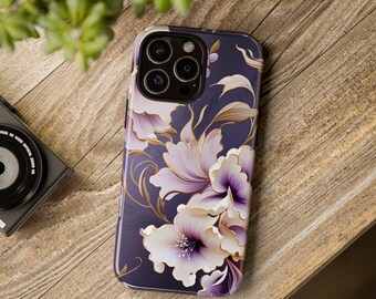 Lavender Lillies Cell Phone Case by Shield Shack Designs