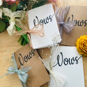 Design your Simple wedding Vow cards