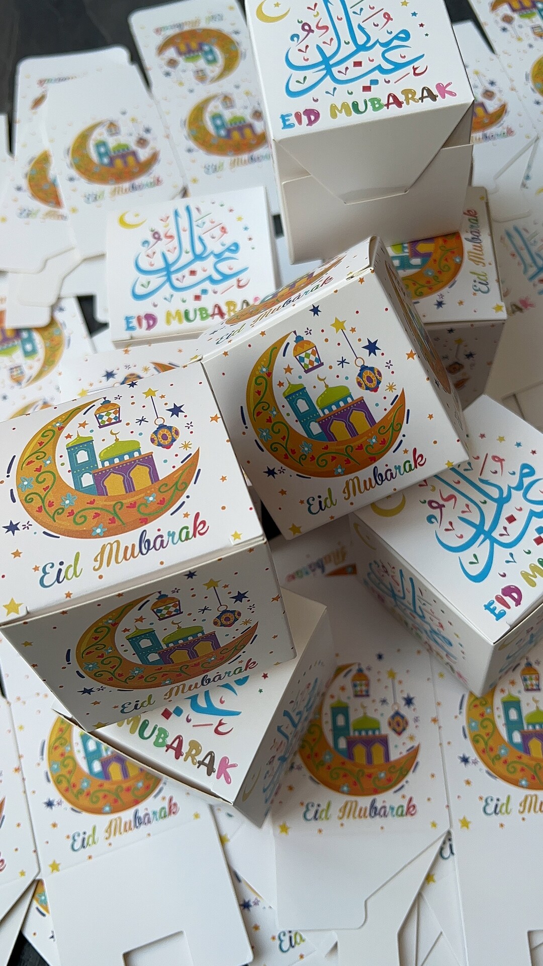 Eid Mubarak Favor Boxes Etsy UK