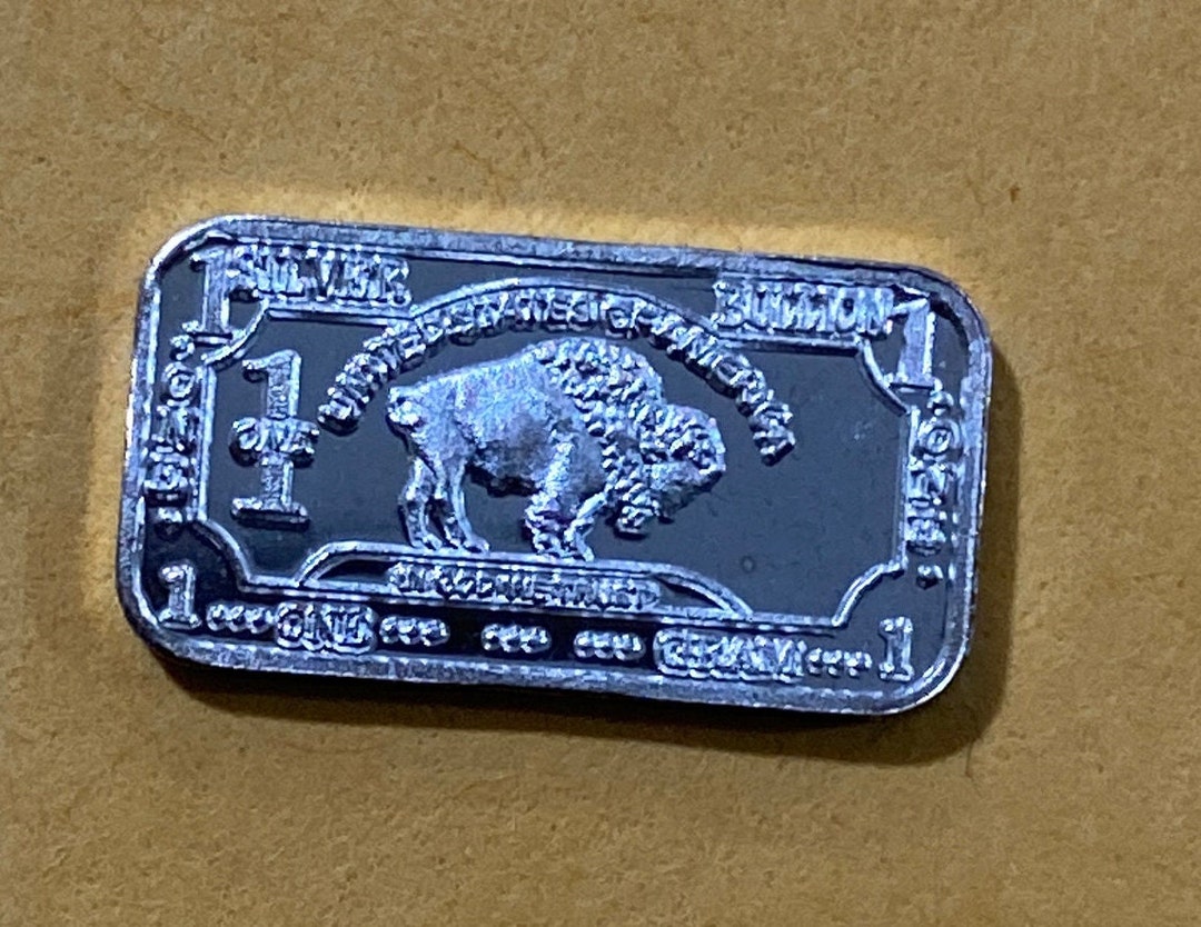 1 Gram Silver Bar Etsy
