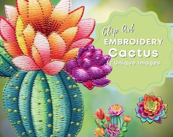 Cactus Clipart - Succulent Digital Image, Southwest Clip Art, Journaling, Invatation, Scrapbooking, Commercial Use, PNG Transperent