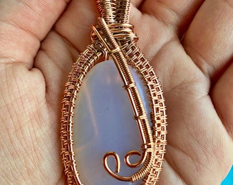 Grande ciondolo in pietra di luna / ciondolo di cristallo / pietra del segno zodiacale / gioielli in pietra di luna / pietra psichica