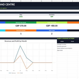 Personal Trainer Business Spreadsheet, Client Manager, Workout Program, Nutrition, Payments & Finance Tracker Excel