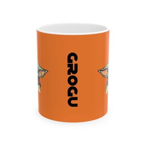 Star Wars Inspired Grogu 11oz or 15oz Ceramic Coffee Mug (Cresta) image 2