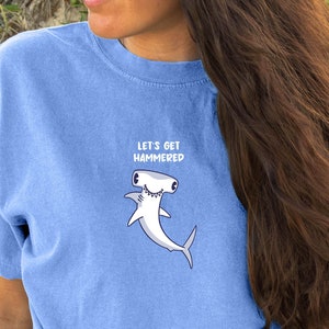 Hammerhead Funny Shark Gifts Shirts, Let's Get Hammered Hammerhead Funny Shark Gifts Shirts, Let's Get Hammered