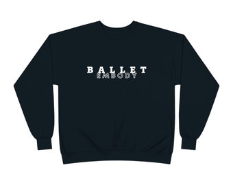 Sudadera con cuello redondo EcoSmart® con logotipo Ballet Embody