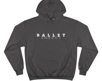 Sudadera con capucha y logo encarnado de ballet