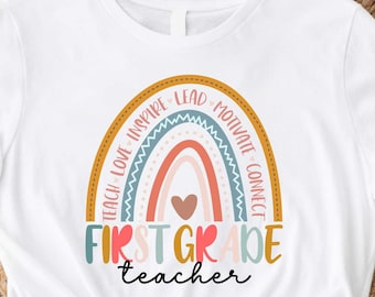 First Grade Teacher Shirt, First Grade Shirt, Teacher Shirt, First Day Of School Shirt, Teacher Life Shirt,Back To School Shirt,Teacher Gift