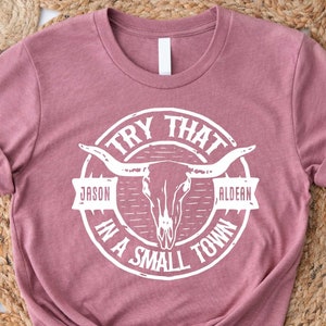 Try That In A Small Town Aldean Shirt, Jason Aldean Shirt, Country Music, Country Lyric Tee, Concert TShirt, Proud American Shirts Gift