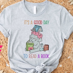 It's A Good Day To Read A Book Shirt, Piggie Shirt, Reading Shirt, Book Lover Shirt, Elephant And Piggie Shirt, Pigeon Shirt, Gift For Kids