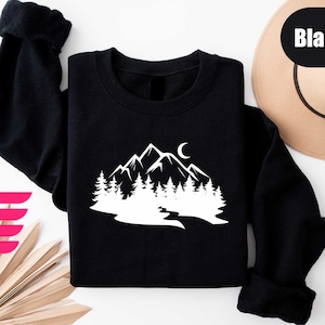 Mountain Sweatshirt, Sunset Sweatshirt, Cozy Season Sweatshirt , Outdoor Sweatshirt, Wanderlust Sweatshirt, Hiking Sweatshirt, Nature Gift