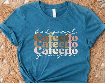 But First Cafecito y Chisme Shirt, Latina Shirt, Mexican Shirt For Women, Spanish Gifts, Cafecito Shirt, Chismosa, Latino Apparel