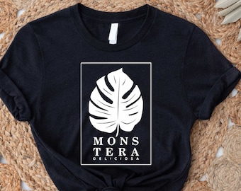 Monstera Shirt, Monstera Deliciosa, Monstera Plant Tshirt, Monstera Gifts, Monstera Grower, Monstera Farmer, Gift For Her, Plant Lover Gift