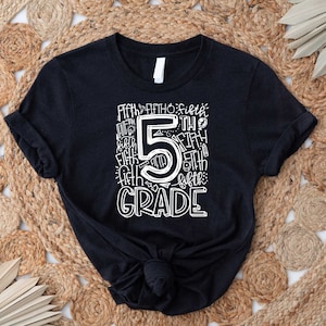 5th Grade Shirt, School Team Shirts, Fifth Grade Shirts, Grade Shirts, Teacher T Shirts, Fifth Grade Teacher Shirt, Fifth Grade Youth Shirt