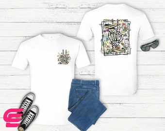 Good Energy Is Contagious Shirt,Positive Shirt,Skeleton Shirt,Skeleton Hand Shirt,Motivational Shirt,Skeleton Flower Tee,Inspirational Shirt