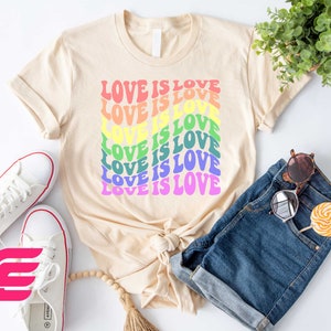 Love Is Love Shirt, Pride Shirt, LGBTQ Shirt, Gay Pride Shirt, Rainbow Shirt, Pride Month Shirt, Lesbian Shirt, Equality Shirt, Human Rights