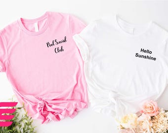 Pocket Custom Shirt, Custom Text Shirt, Custom T-shirt, Personalized T-Shirt, Personalized Shirt, Custom Unisex Shirts, Custom Logo T-Shirt