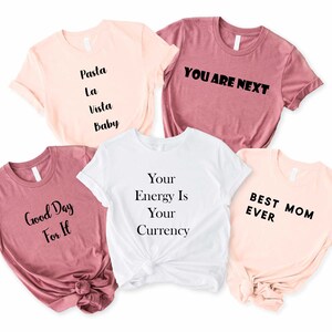 Custom Text Shirt, Personalized Custom Shirt, Customize Your Own Shirt, Custom Made Shirt, Custom T-Shirt, Matching Custom Shirts, Your Logo