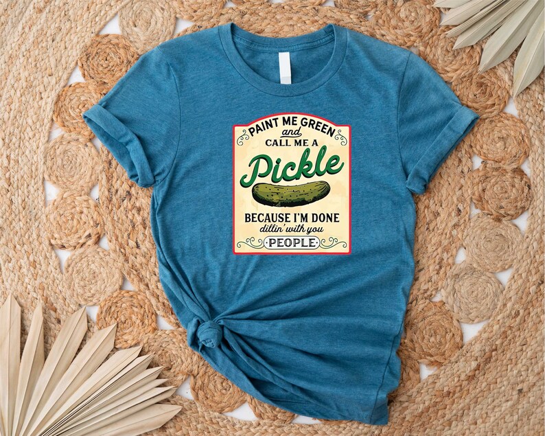 Canned Pickles T-shirt, Canning Season Shirt, Pickle Jar Shirt, Pickle Lovers Shirt, Canned Pickles Shirt, Homemade Pickles, Bild 5