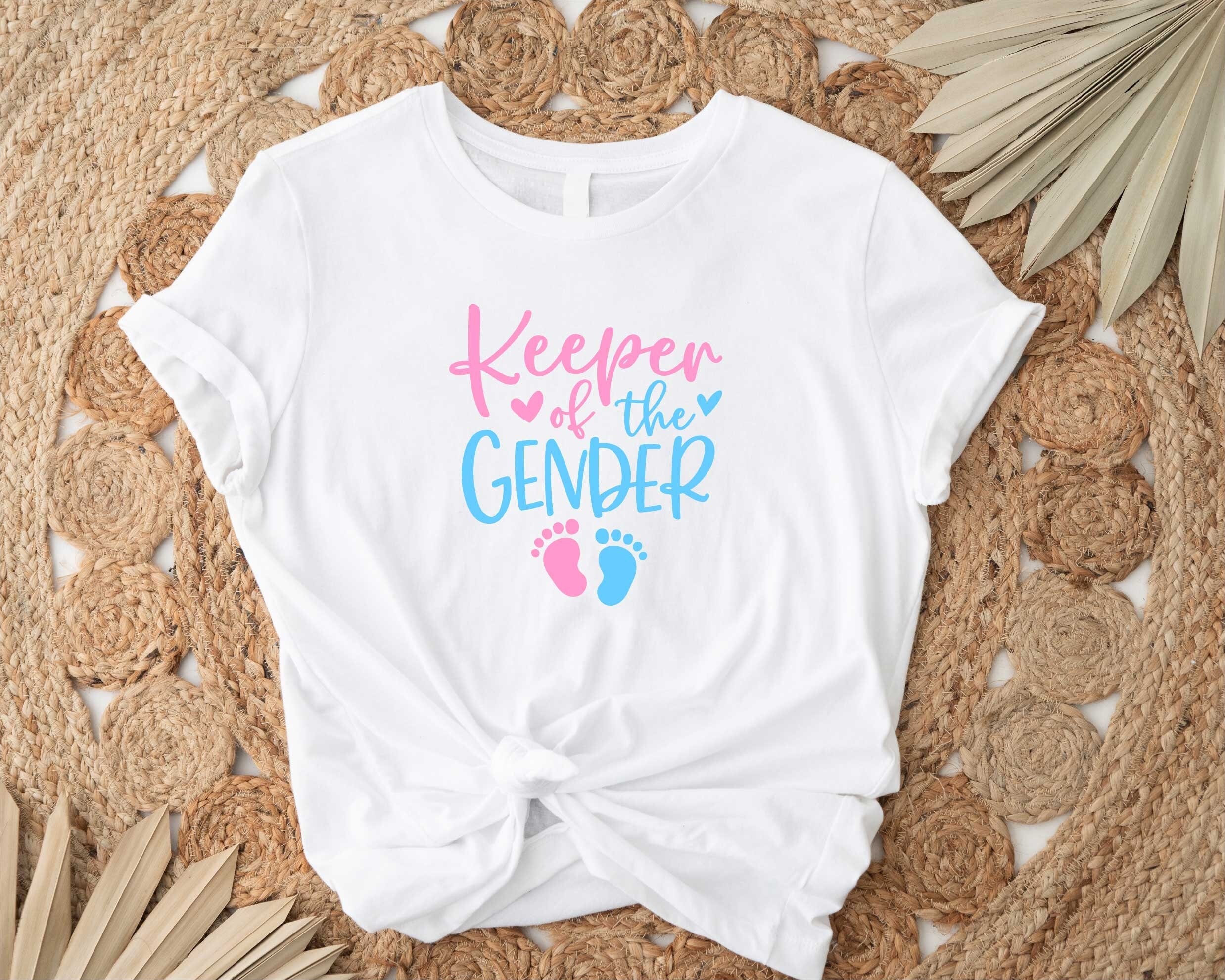 Gender Reveal Keeper Of The Gender Shirt, Keeper Of The Gender T-Shirt for Gender Reveal, Funny Gender Reveal Keeper Of The Gender T-Shirt