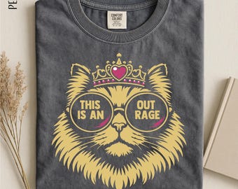 Dungeon Crawler Carl Shirt, This Is An Outrage T-Shirt, Princess Donut Fantasy Book Reader Tee, Goddammit Donut Fan Comfort Colors Top