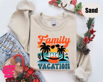 Family Vacation 2026 Shirt, Family Vacation Shirts, Vacation Shirt, Family Holiday Shirt, Family Cruise Shirt, Family Shirts, Summer Shirt