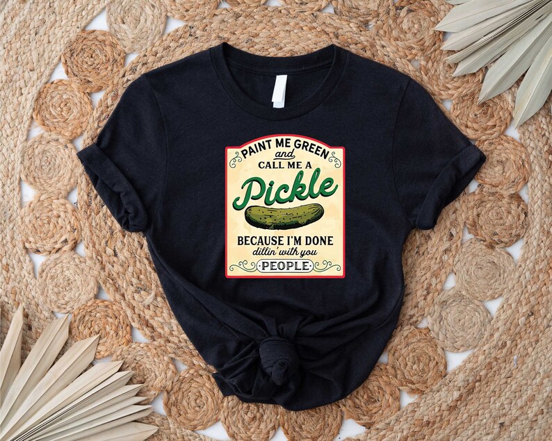 Canned Pickles T-shirt, Canning Season Shirt, Pickle Jar Shirt, Pickle Lovers Shirt, Canned Pickles Shirt, Homemade Pickles, Bild 2