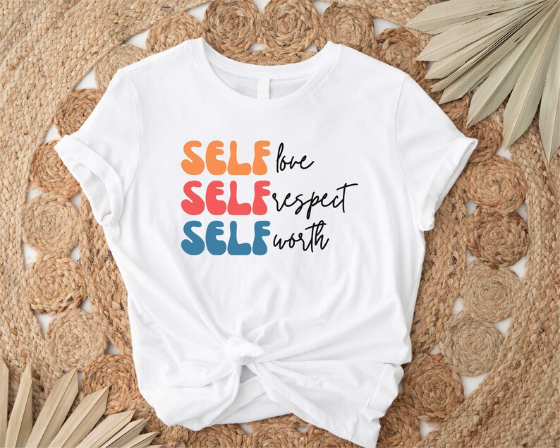 Self Care Shirt, Self Love Shirt, Self Respect Shirt, Motivational Shirt, Anxiety Shirt, Therapist Shirt, Psychologist Tee, Shirt Bild 4