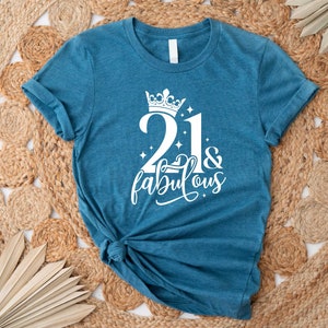 Women's 21st Birthday Shirt - 'Hello Twenty First' Bday Party Tee, Finally Legal Gift (Short Sleeve)