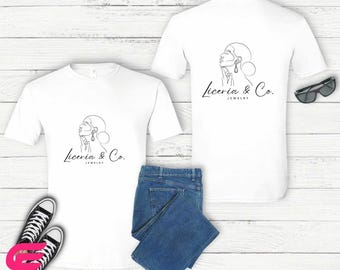 Custom Logo Shirt, Front And Back Custom Shirt, Brand Logo Shirt, Business Logo Shirt, Your Logo Here, Personalized Shirt, Custom Gift