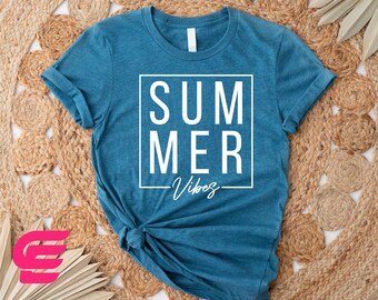 Summer Vibes Shirt, Summer Shirt, Vacation Shirt, Beach Shirt, Beach Vacation Shirt, Summer Holiday Shirt, Holiday Shirt, Girls Trip Shirts