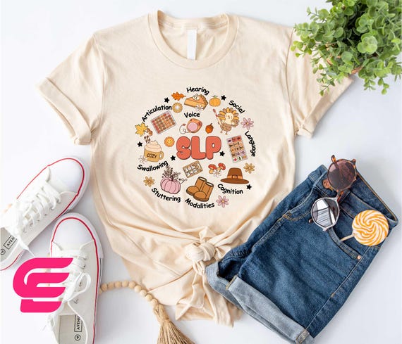Slp Fall Shirt, Autumn Shirt, Speech Therapy Shirt, Speech Therapist Autumn Shirt, Fall Shirt, SLP Shirt, Fall Vibes Shirt, Therapist Gift