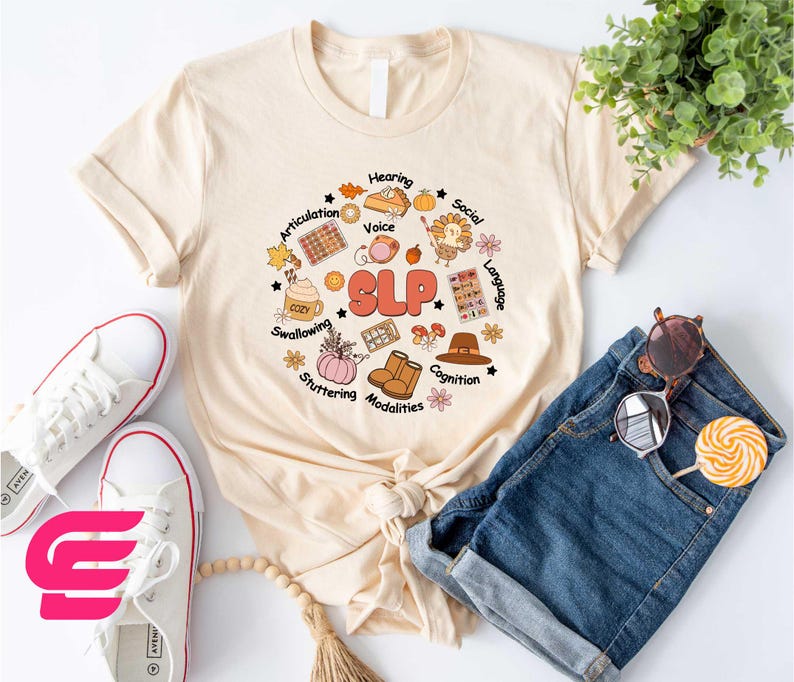Slp Fall Shirt, Autumn Shirt, Speech Therapy Shirt, Speech Therapist Autumn Shirt, Fall Shirt, SLP Shirt, Fall Vibes Shirt, Therapist Gift image 1