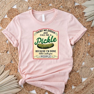 Canned Pickles T-shirt, Canning Season Shirt, Pickle Jar Shirt, Pickle Lovers Shirt, Canned Pickles Shirt, Homemade Pickles, Bild 3