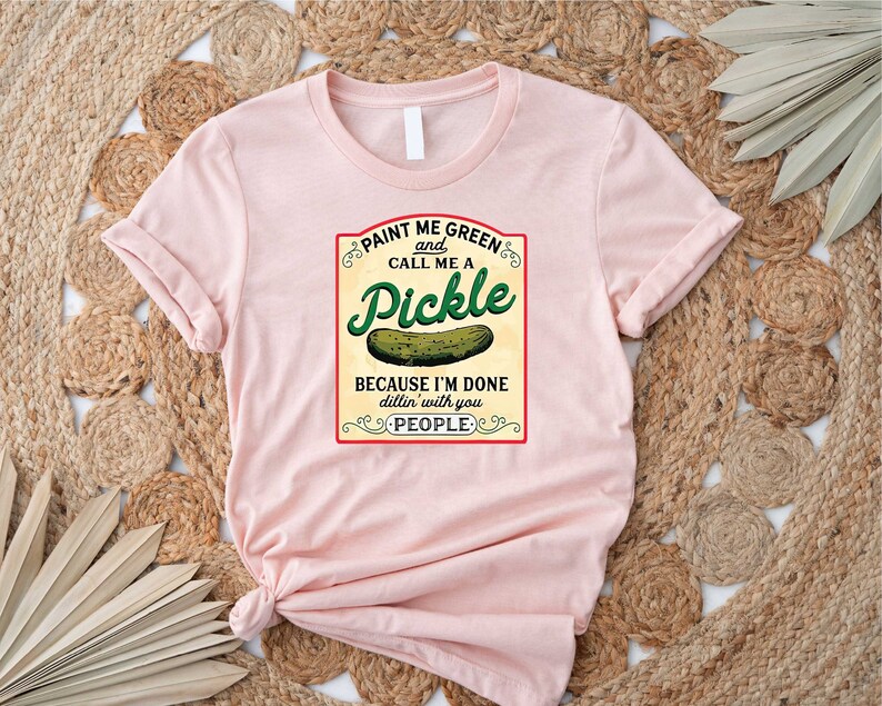 Canned Pickles T-shirt, Canning Season Shirt, Pickle Jar Shirt, Pickle Lovers Shirt, Canned Pickles Shirt, Homemade Pickles, Bild 3