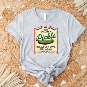 Canned Pickles T-shirt, Canning Season Shirt, Pickle Jar Shirt, Pickle Lovers Shirt, Canned Pickles Shirt, Homemade Pickles, Bild 4