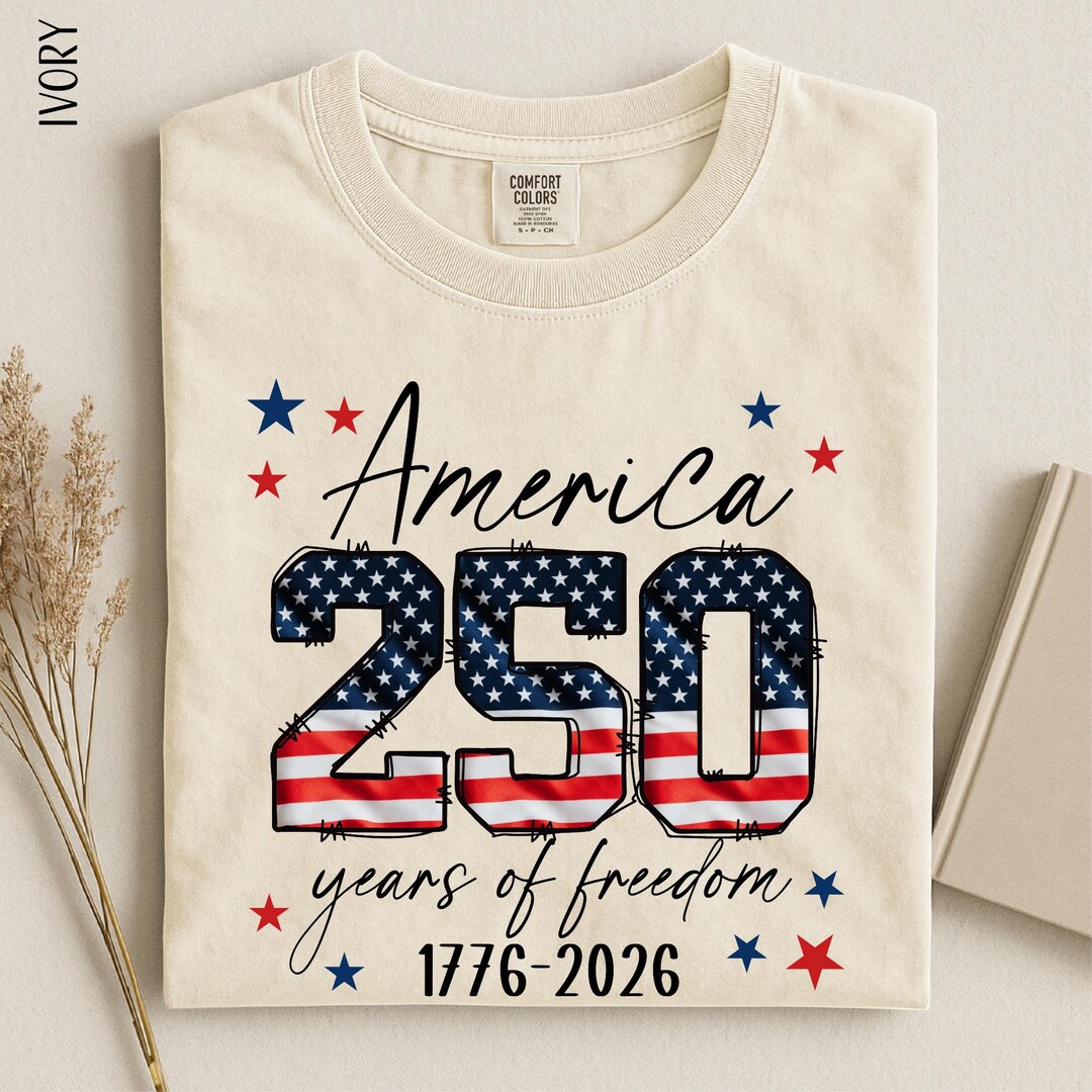 Happy 250th Birthday USA Shirt, America 250 Freedom Tee ...